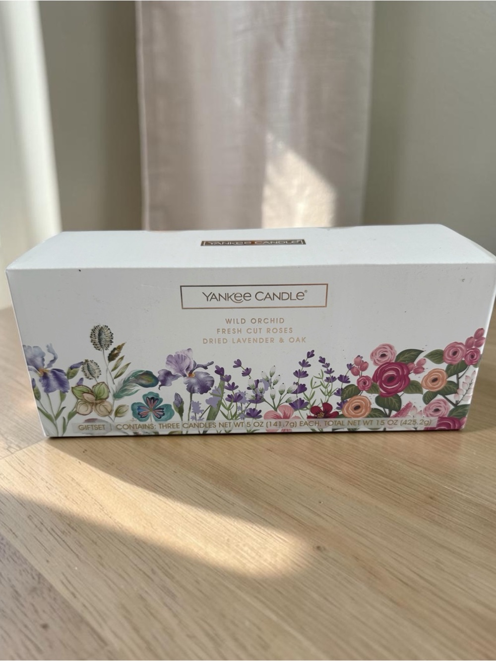 Yankee Candle Wild Orchid & Floral Trio Candle Set
